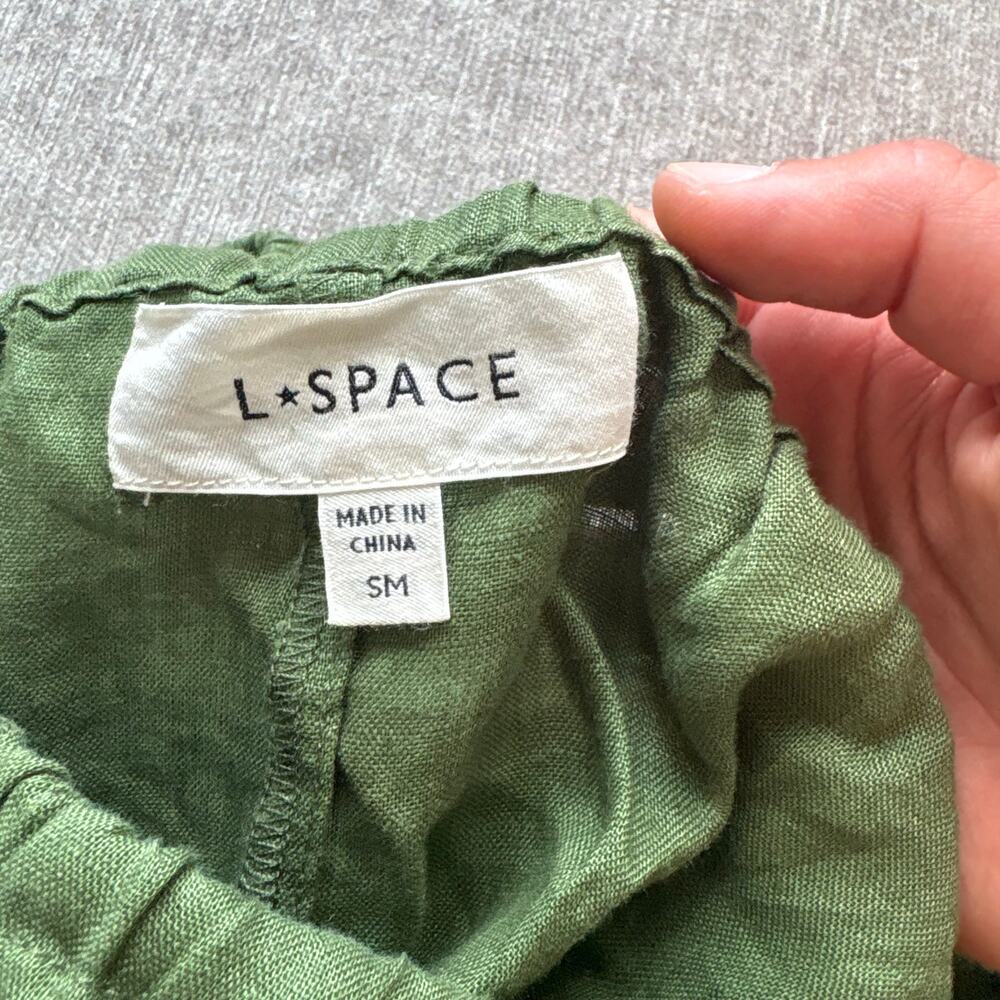 L*Space Linen Straight Leg Cargo Pants - Picture 4 of 7